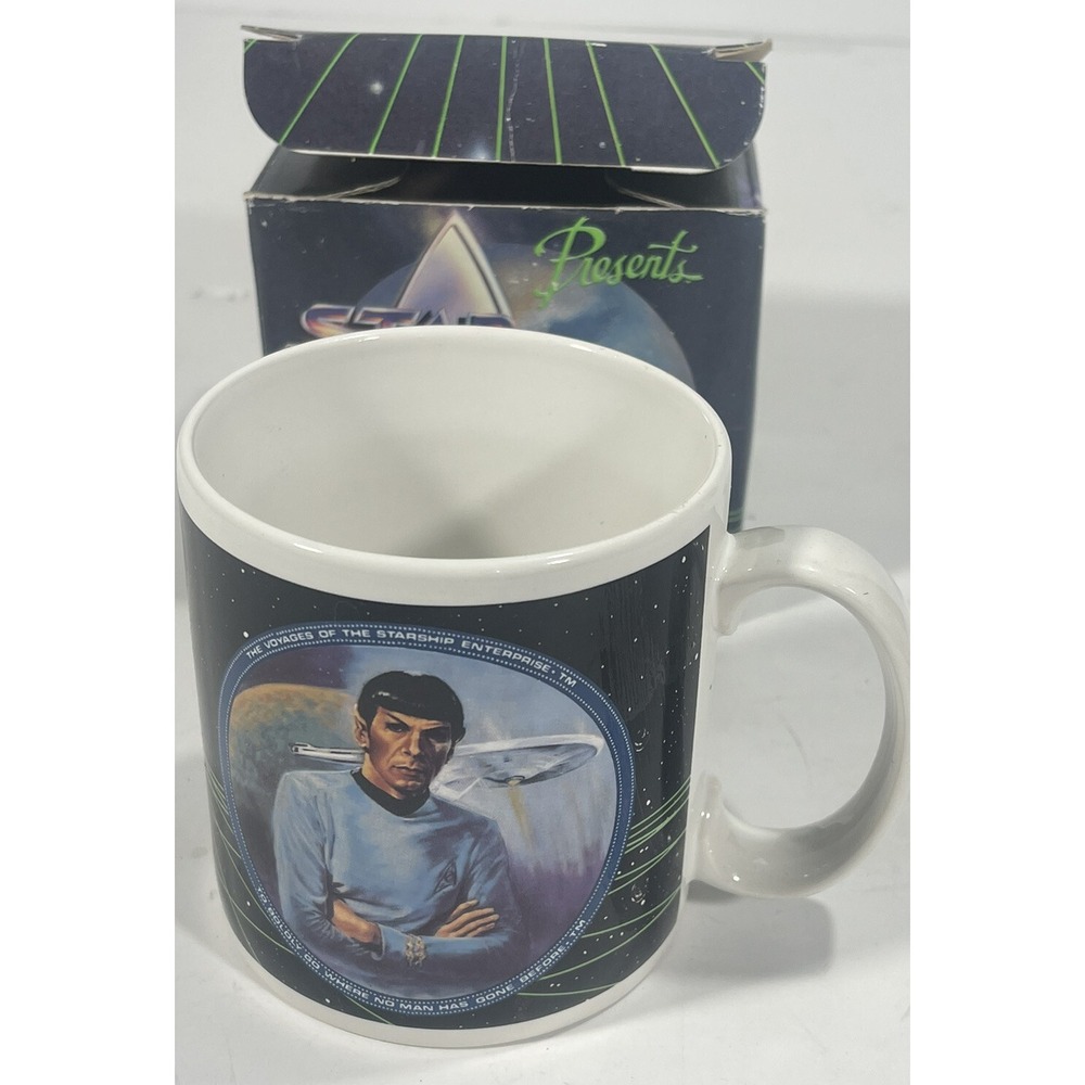 Presents STAR TREK Dr. Spock The Next Generation Ceramic Mug VINTAGE 1992